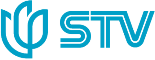 Shanghai Television 上海电视台 (STV)のロゴ - Wei Qimingと縁のあるスタジオ