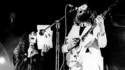 John Lennon & The Plastic ONO Band Live in Toronto 1969 Backdrop Blur