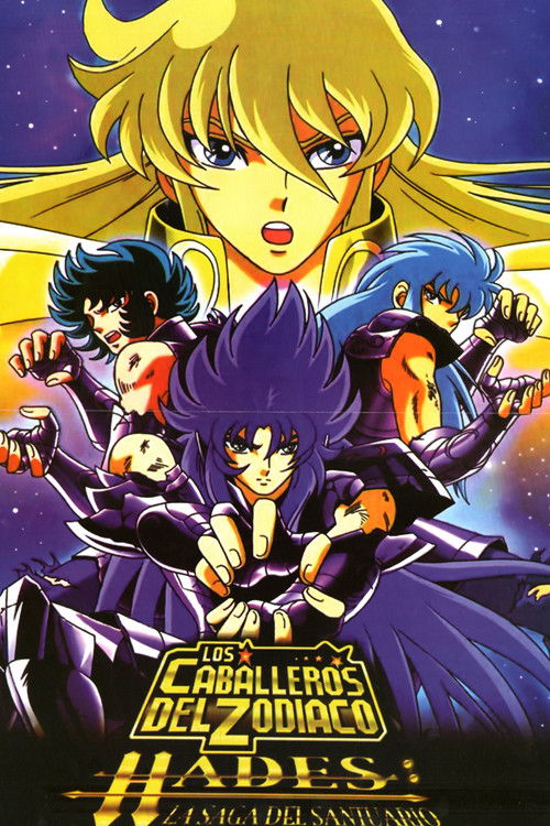 Póster de la temporada 1 de la serie Los Caballeros del Zodiaco: La saga de Hades