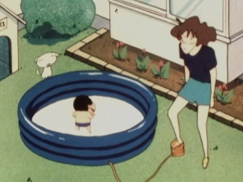 Going into the Bath with Daddy
