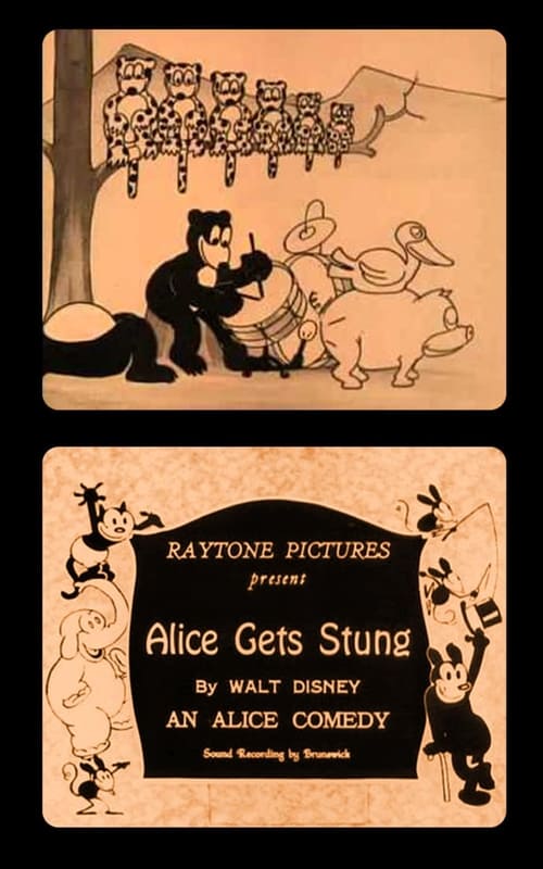 Poster Alice Gets Stung 1925