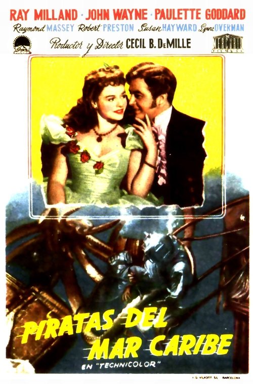 Piratas del mar Caribe movie poster player
