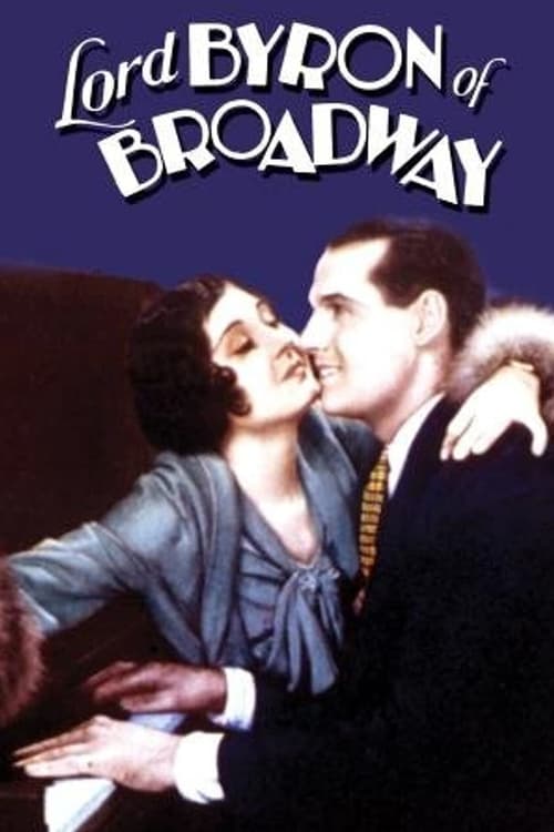 Poster Lord Byron of Broadway 1930