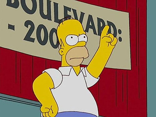 Escena del episodio 10 de la temporada 19 de la serie Los Simpson