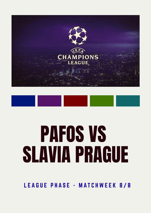 Poster of Pafos VS Slavia Prague CL 25/26