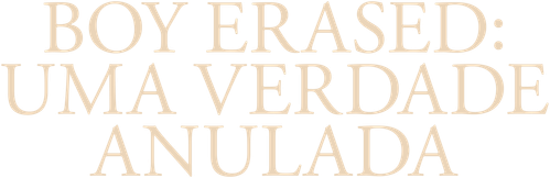 Boy Erased: Uma Verdade Anulada - Logo 2