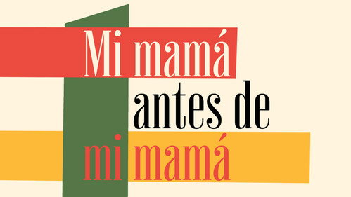 Mi mamá antes de mi mamá Backdrop Blur