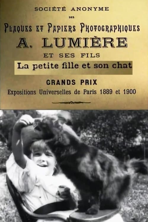 La petite fille et son chat (1899) poster