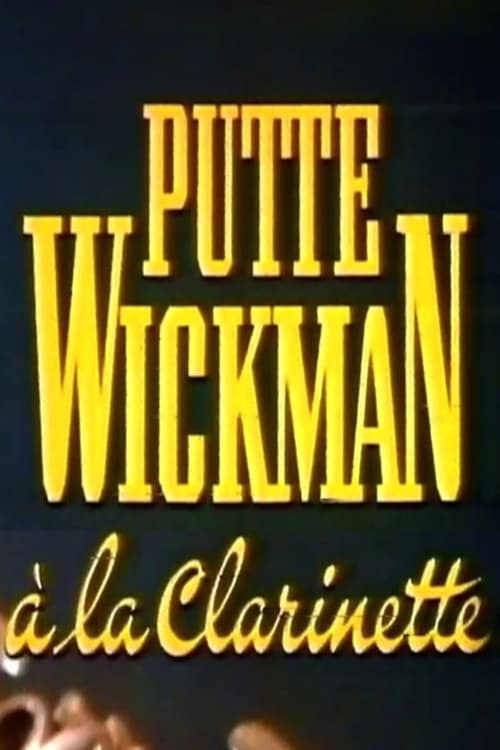 Poster Putte Wickman à la clarinette 1991