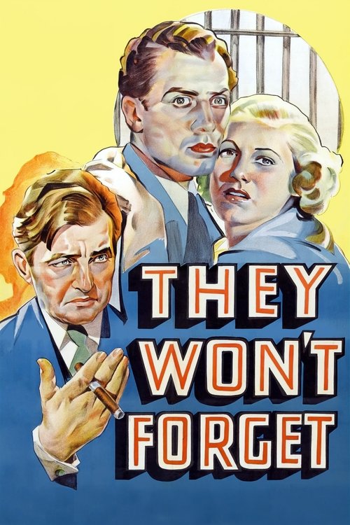 They Won't Forget poster