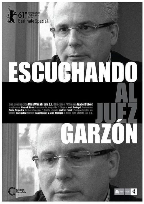 Poster Escuchando al juez Garzón 2011