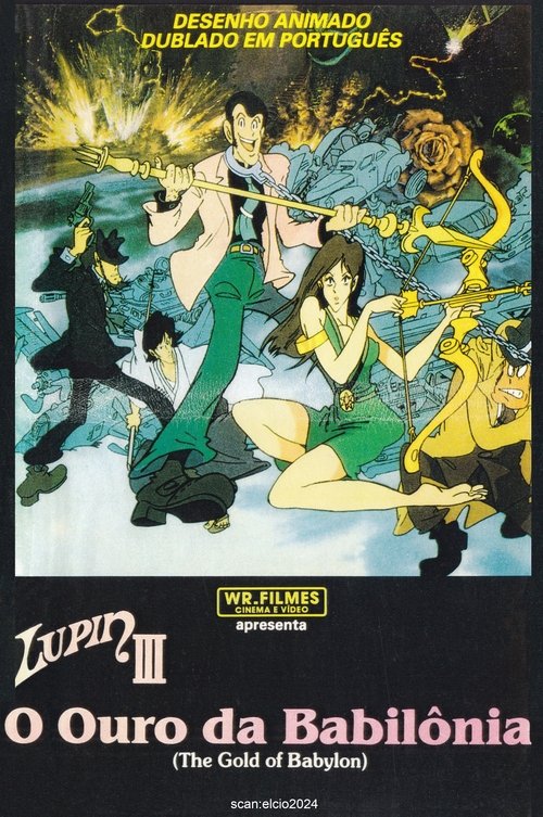 Pôster de Lupin III: O Ouro da Babilônia
