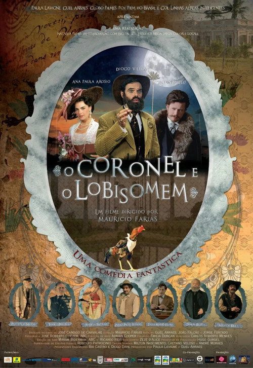 Official movie poster for O Coronel e o Lobisomem (2005), a comedy film