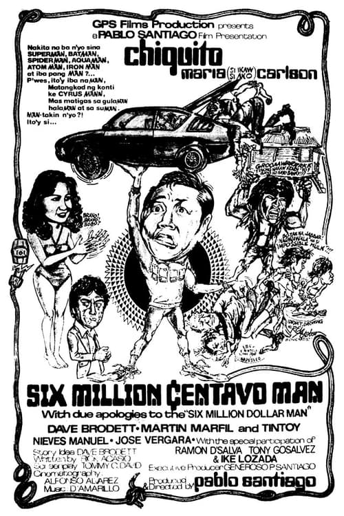 Poster Six Million Centavo Man 1980