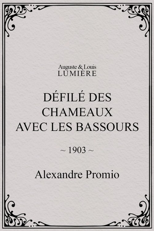 Défilé des chameaux avec les Bassours