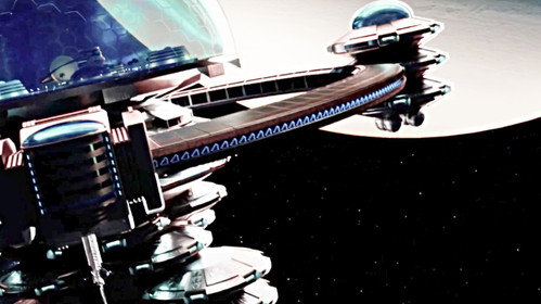 Atlas Space Academy Backdrop Blur