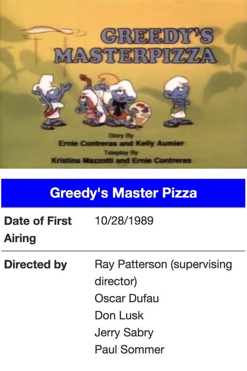 The Smurfs - Greedy's Master Pizza (1989)