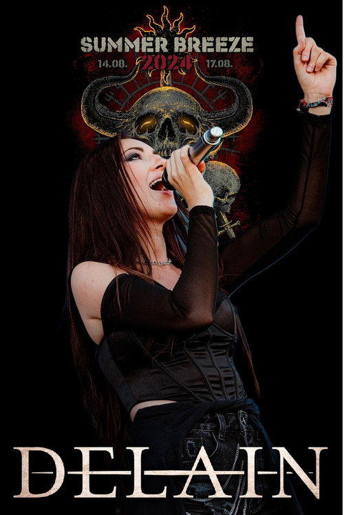 Affiche de Delain -  Summer Breeze 2024