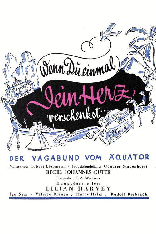 Wenn du einmal dein Herz verschenkst Poster Blur