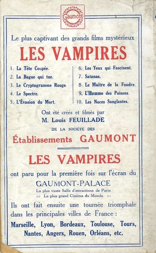 Los vampiros 1915