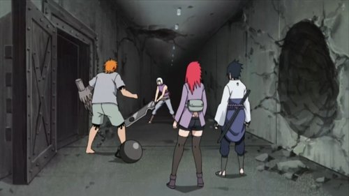Escena del episodio 118 de la temporada 6 de la serie Naruto Shippuden
