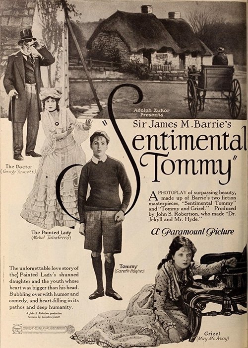 Sentimental Tommy movie poster player