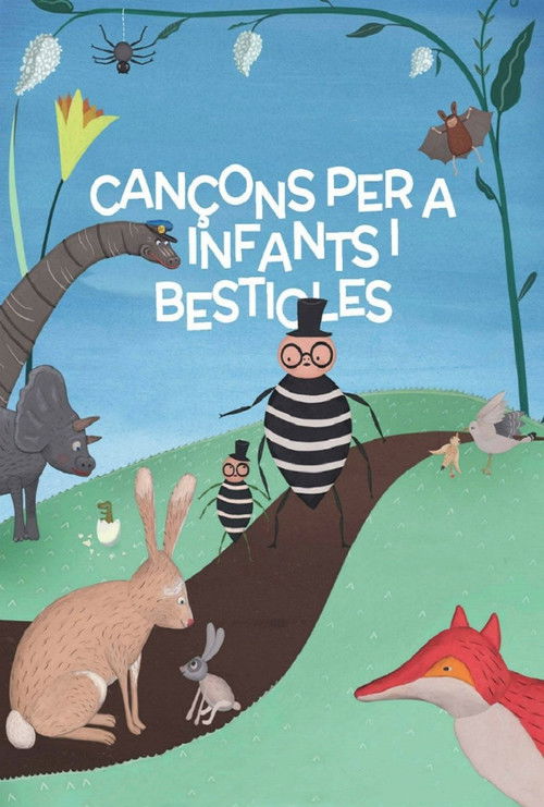 Cartell de Cançons per a infants i bestioles
