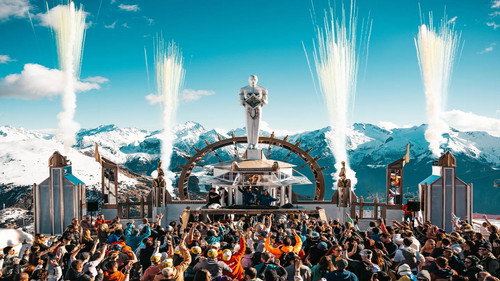 Tomorrowland winter 2025 Backdrop Blur