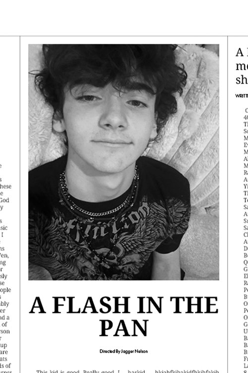 A Flash in The Pan poster