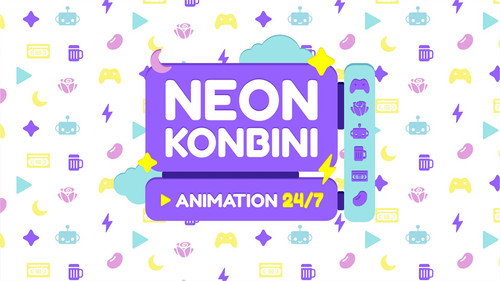 Neon Konbini - Season 1 Backdrop Blur