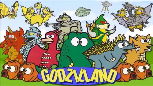 Get Going! Godzilland - Season 1 Backdrop Blur