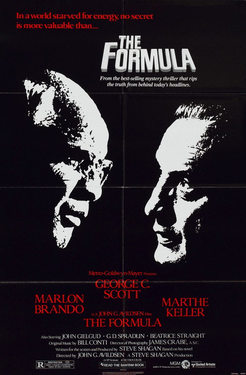 Poster for The Formula (1980)