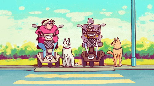 Else & Birthe - the new mobility scooter