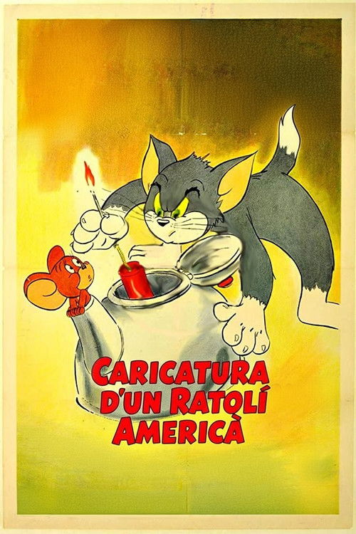 Cartell de Caricatura d'un ratolí americà