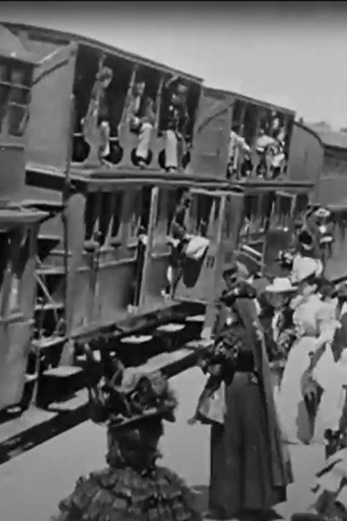 Arrival of a Two-Stage Train in France