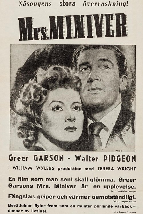Mrs. Miniver movie poster player