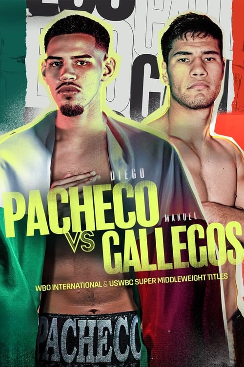 Poster Diego Pacheco vs. Manuel Gallegos 2023