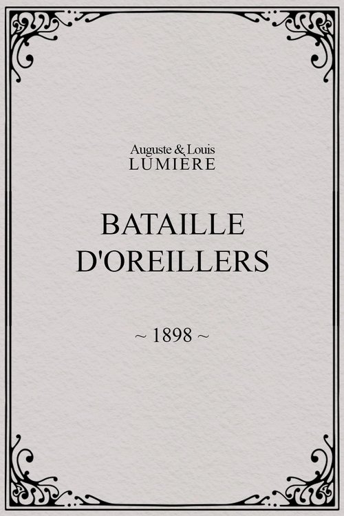 Poster Bataille d'oreillers 1898