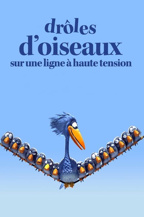 Drôles d'oiseaux sur une ligne à haute tension