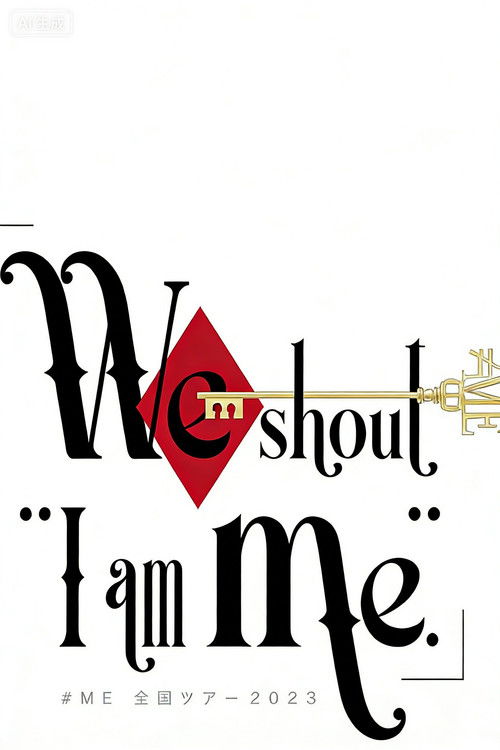 ≠ME 全国ツアー 2023 「We shout “I am me.”」 poster