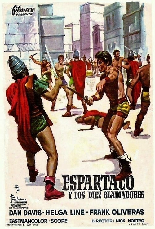 Espartaco y los diez gladiadores 1964