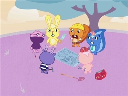 Escena del episodio 26 de la temporada 5 de la serie Happy Tree Friends