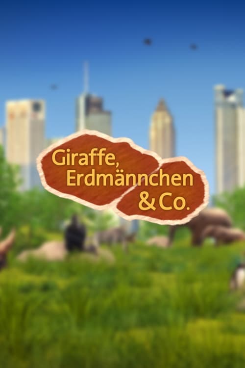 Poster Giraffe, Erdmännchen & Co.