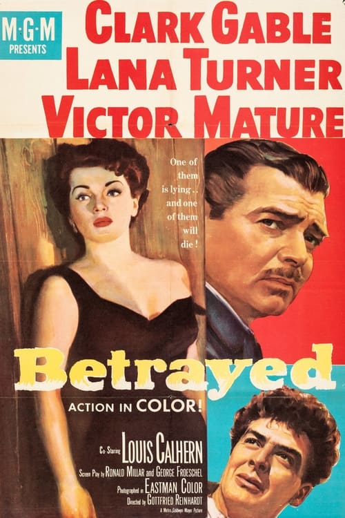 Betrayed (1954) poster