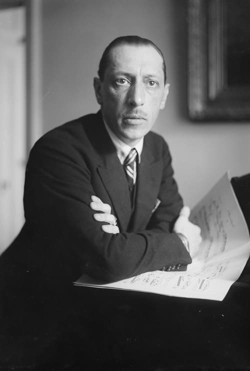Grootschalige poster van Igor Stravinsky