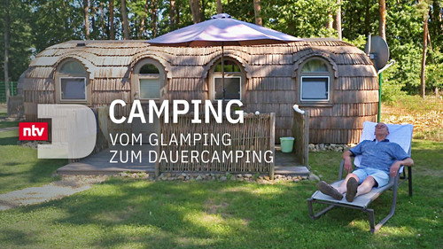 Traumurlaub Camping - Vom Glamping zum Dauercamping Backdrop Blur