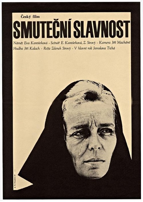 Smuteční slavnost movie poster player