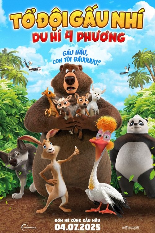 Poster Tổ Đội Gấu Nhí: Du Hí 4 Phương