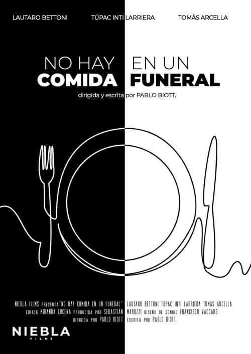 Poster No hay comida en un funeral 2021