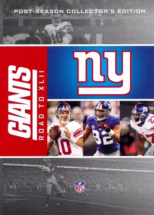 New York Giants The Road to Super Bowl XLII movie poster player
